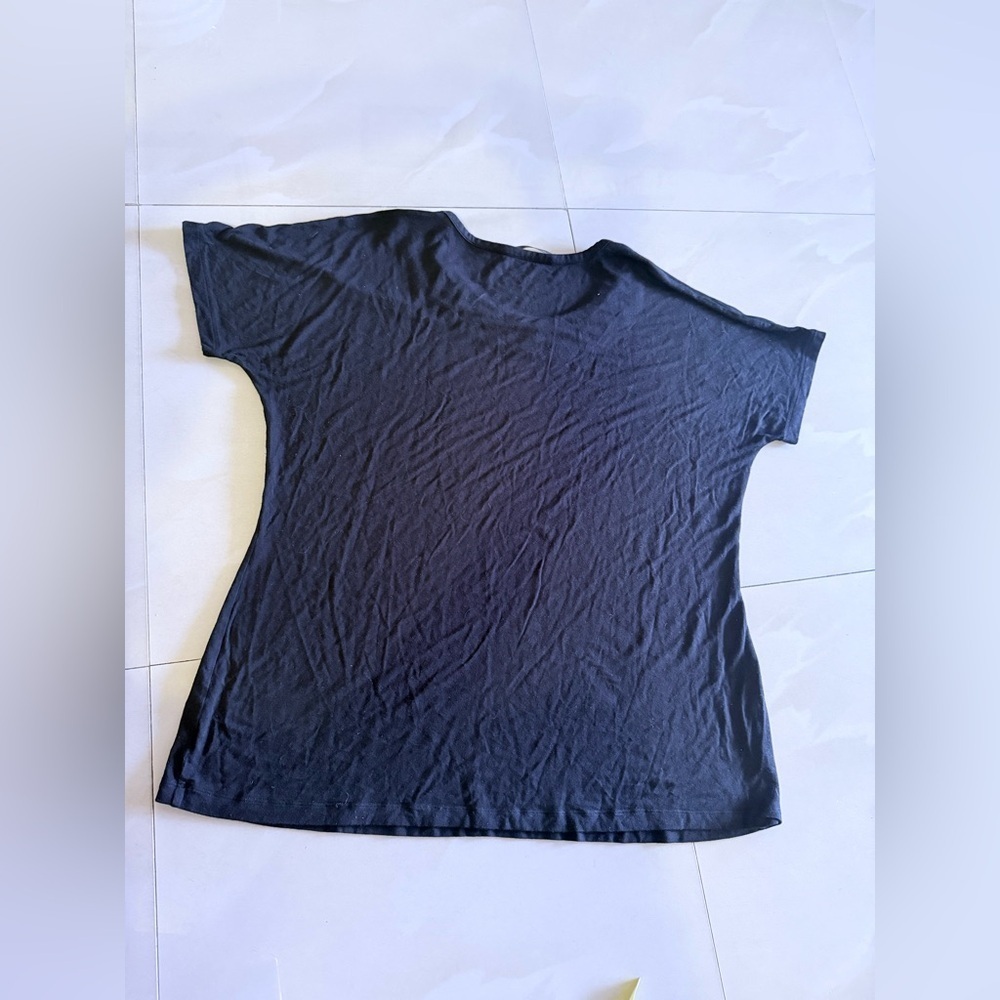 Marina Rinaldi embellished scoop neck Top Microbead Trim Old Money Resort L